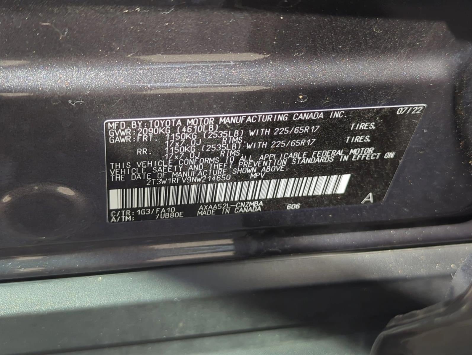 2022 Toyota RAV4 XLE FWD (GS)