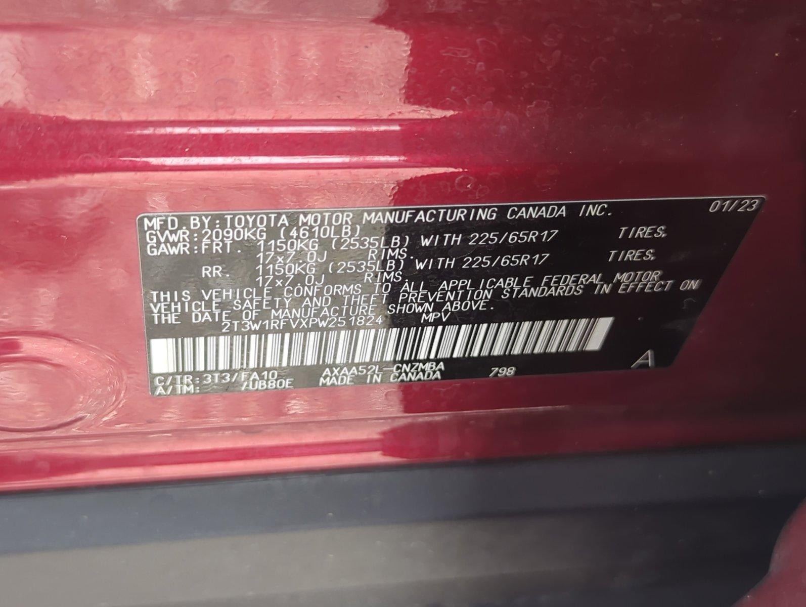 2023 Toyota RAV4 XLE FWD (GS)