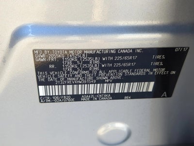 2017 Toyota RAV4 LE FWD (GS)