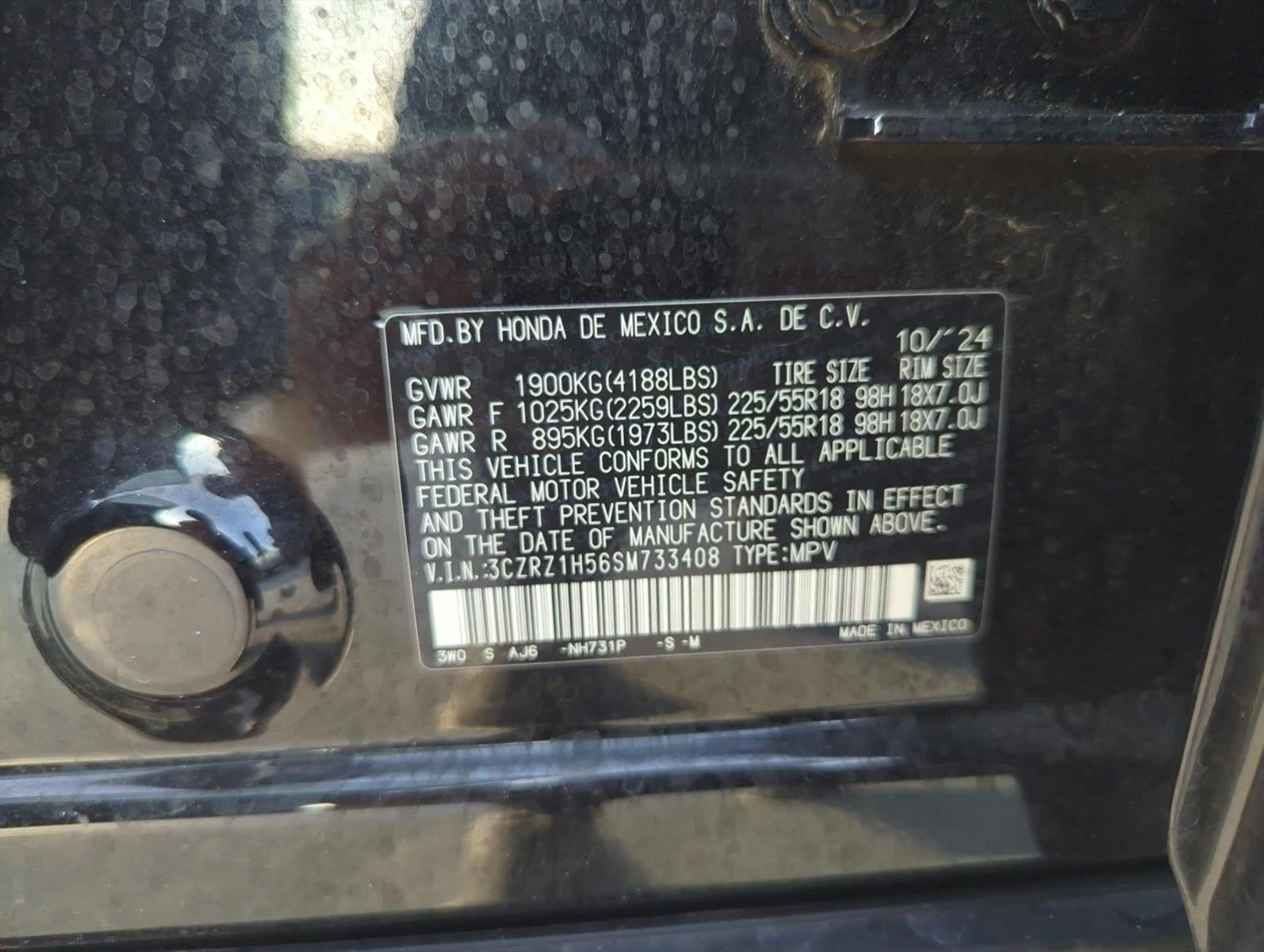 2025 Honda HR-V Sport 2WD CVT