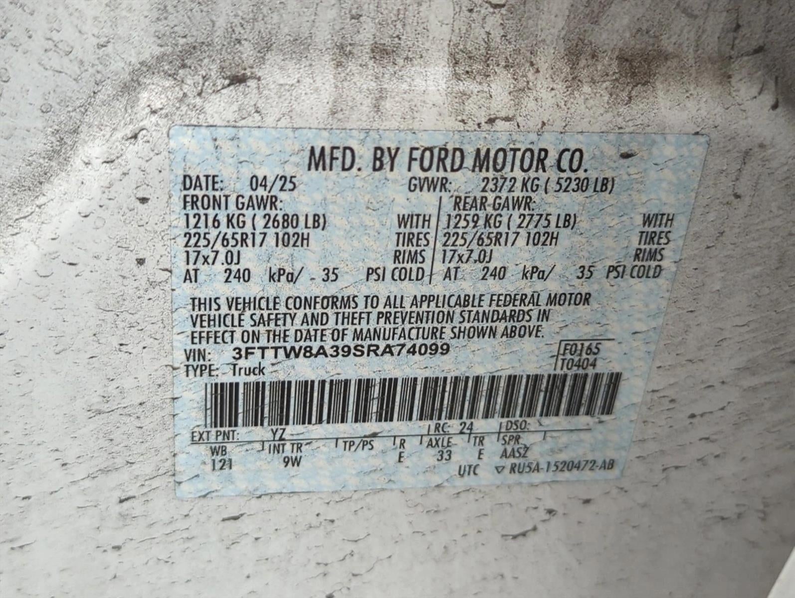 2025 Ford Maverick XL FWD SuperCrew