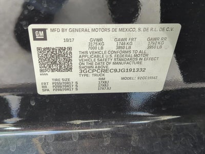 2018 Chevrolet Silverado 1500 Crew Cab Short Box 2-Wheel Drive LT