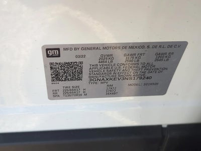 2022 Chevrolet Equinox FWD LT
