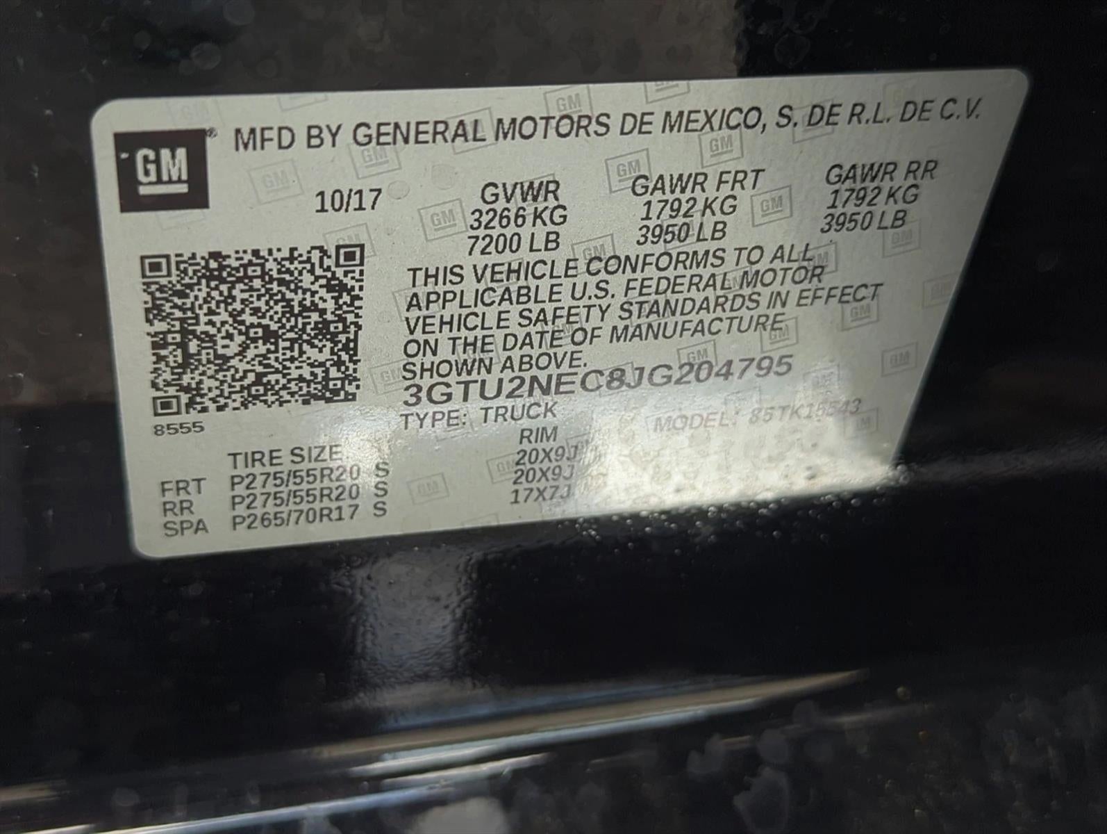 2018 GMC Sierra 1500 Crew Cab Short Box 4-Wheel Drive SLT