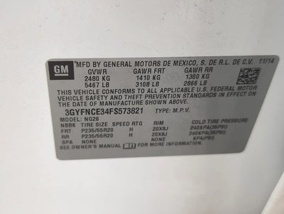 2015 Cadillac SRX FWD 4dr Performance Collection