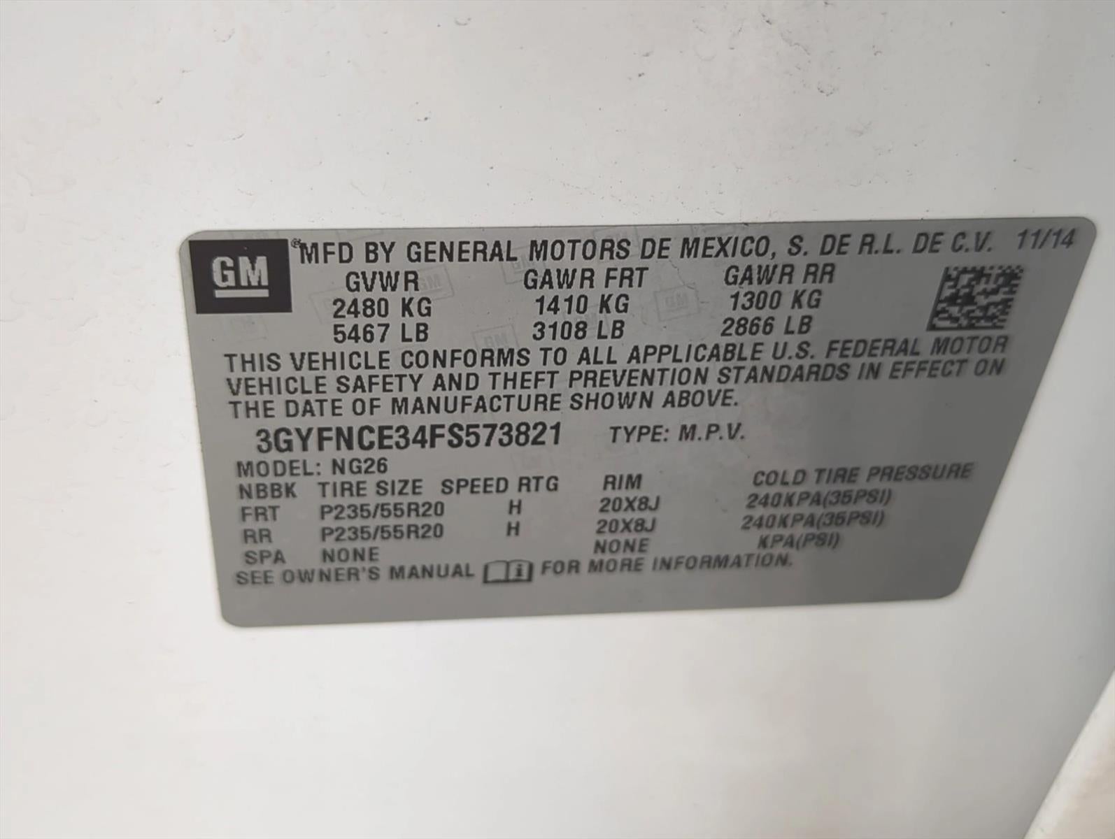 2015 Cadillac SRX FWD 4dr Performance Collection