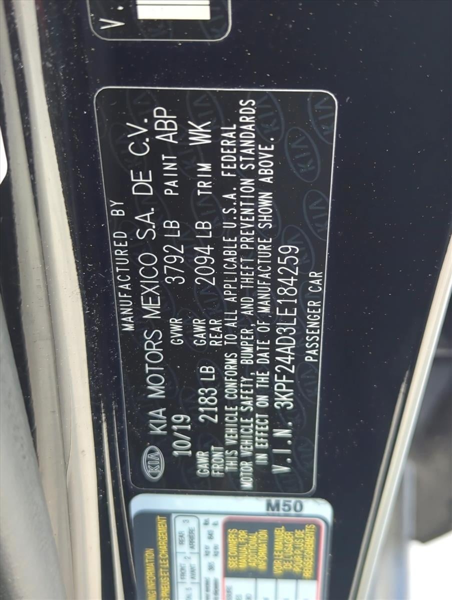 2020 Kia Forte FE IVT