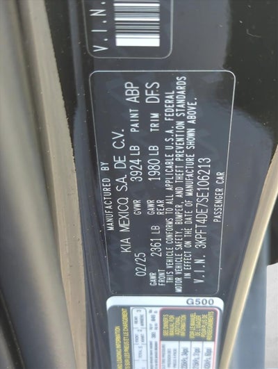 2025 Kia K4 LXS FWD