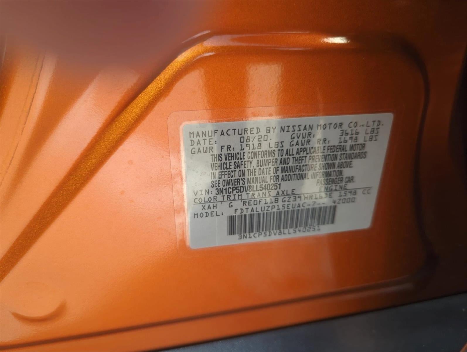 2020 Nissan Kicks SR FWD