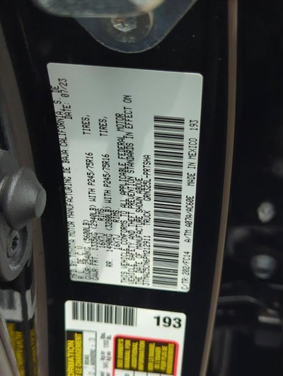 2023 Toyota Tacoma 2WD 2WD SR5 Double Cab 5' Bed V6 AT (GS)