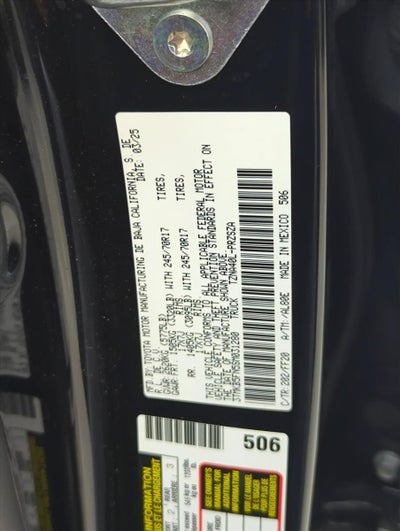 2025 Toyota Tacoma 2WD 2WD SR5 Double Cab 5' Bed AT (Natl)