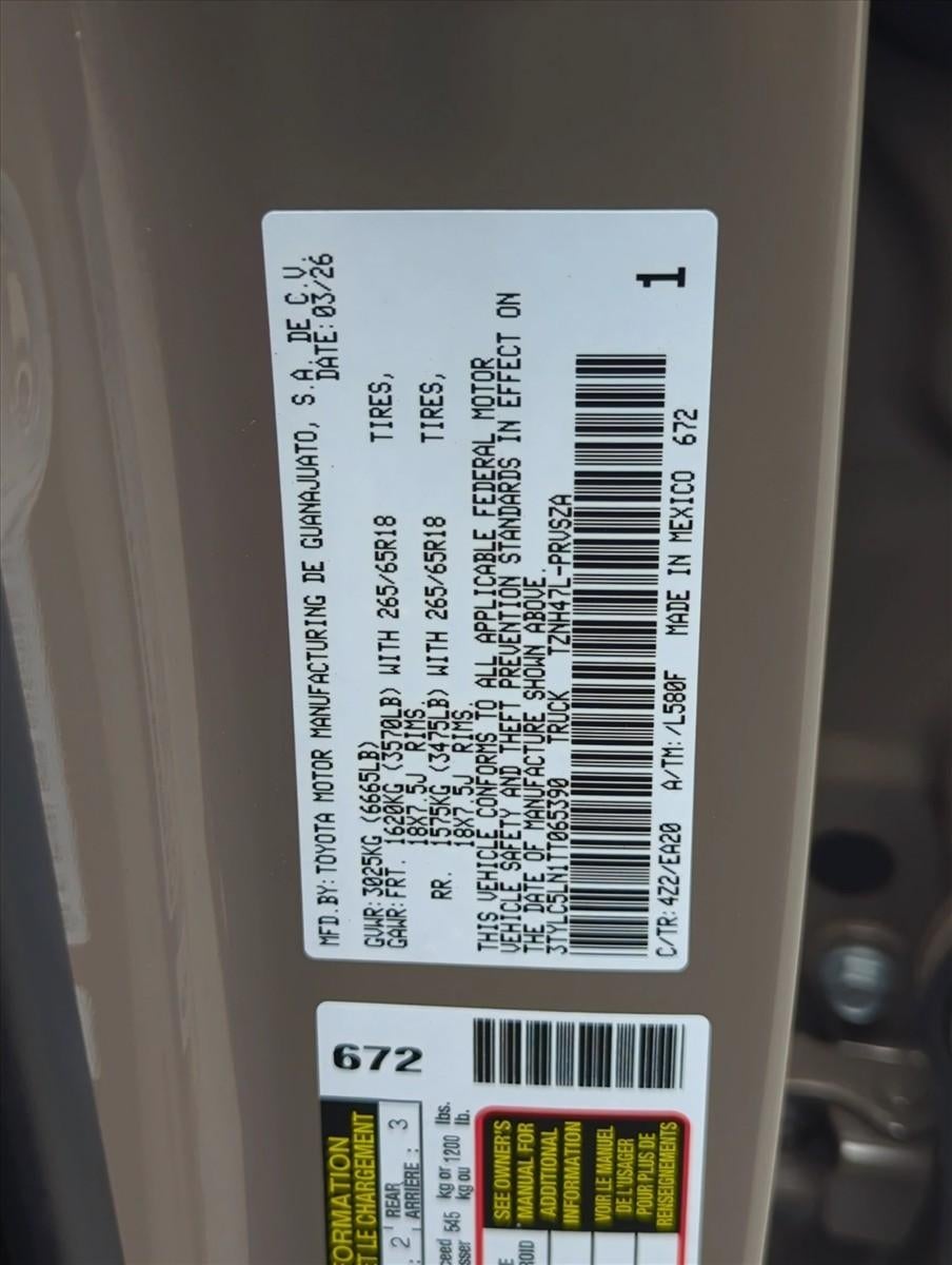 2026 Toyota Tacoma 4WD 4WD TRD Sport Hybrid Double Cab 5' Bed AT (Natl)