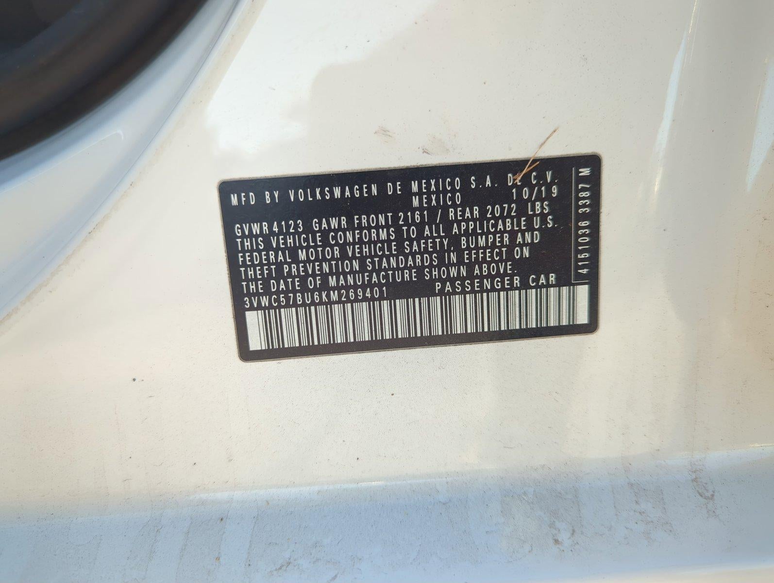 2019 Volkswagen Jetta S Auto w/SULEV