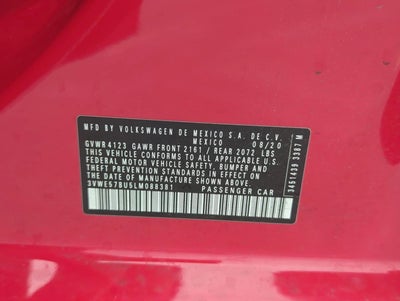 2020 Volkswagen Jetta SEL Auto w/SULEV