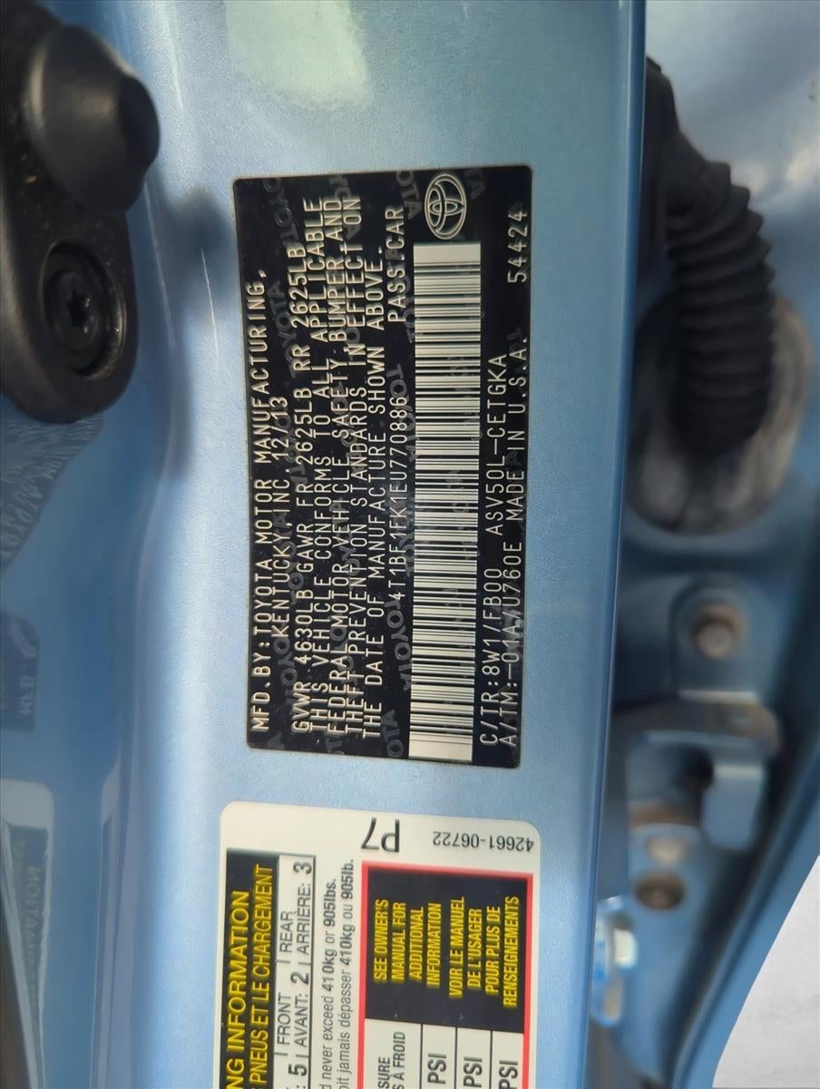 2014 Toyota Camry 4dr Sdn I4 Auto XLE (Natl) *Ltd Avail*