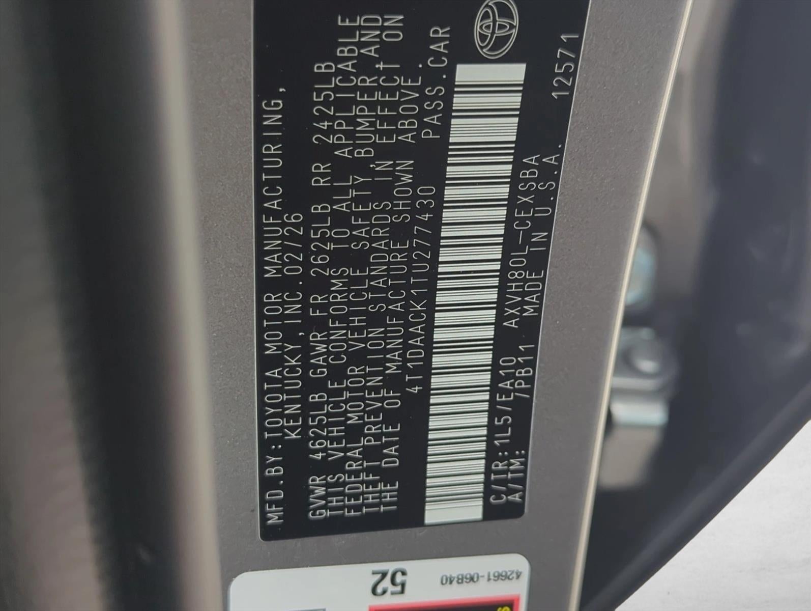 2026 Toyota Camry SE (SE)