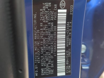 2026 Toyota Camry SE (SE)