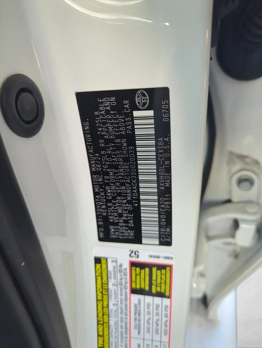 2025 Toyota Camry SE (Natl)