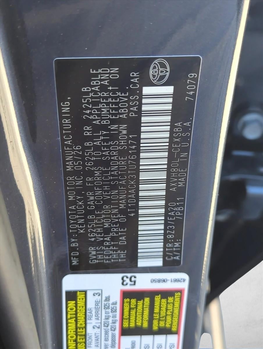 2026 Toyota Camry SE (SE)