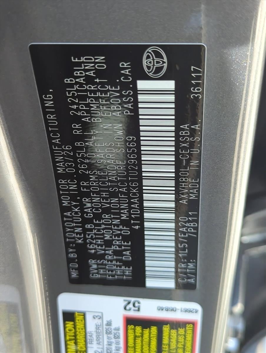 2026 Toyota Camry SE (SE)