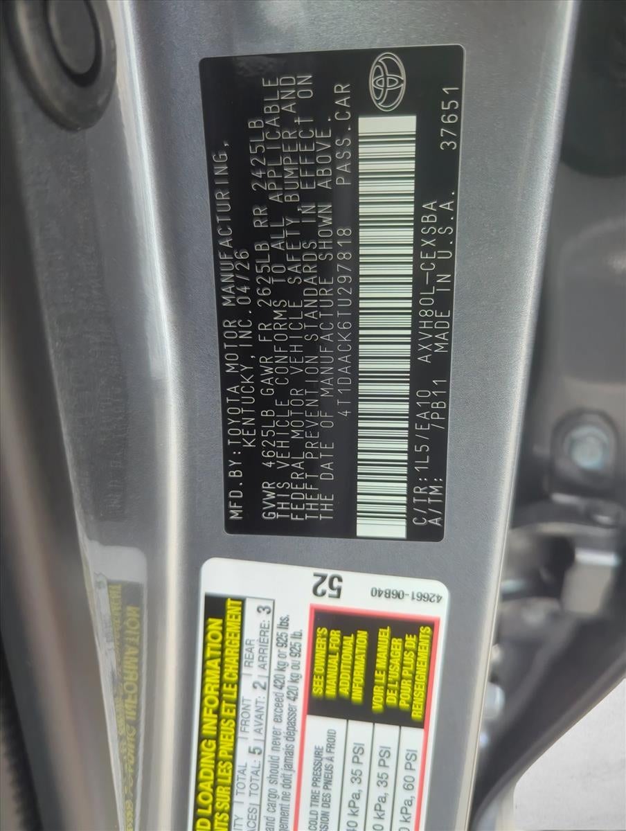 2026 Toyota Camry SE (SE)