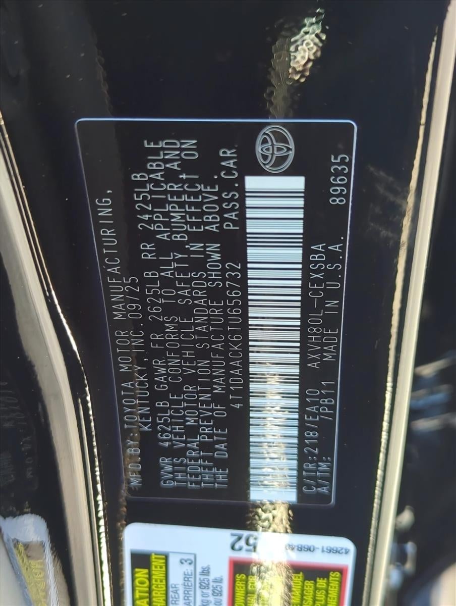 2026 Toyota Camry SE (SE)