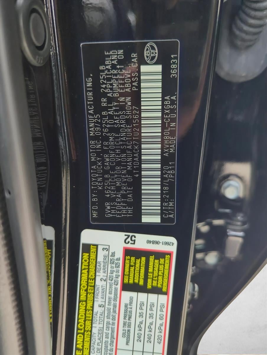 2026 Toyota Camry XLE (SE)
