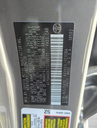 2026 Toyota Camry SE (SE)