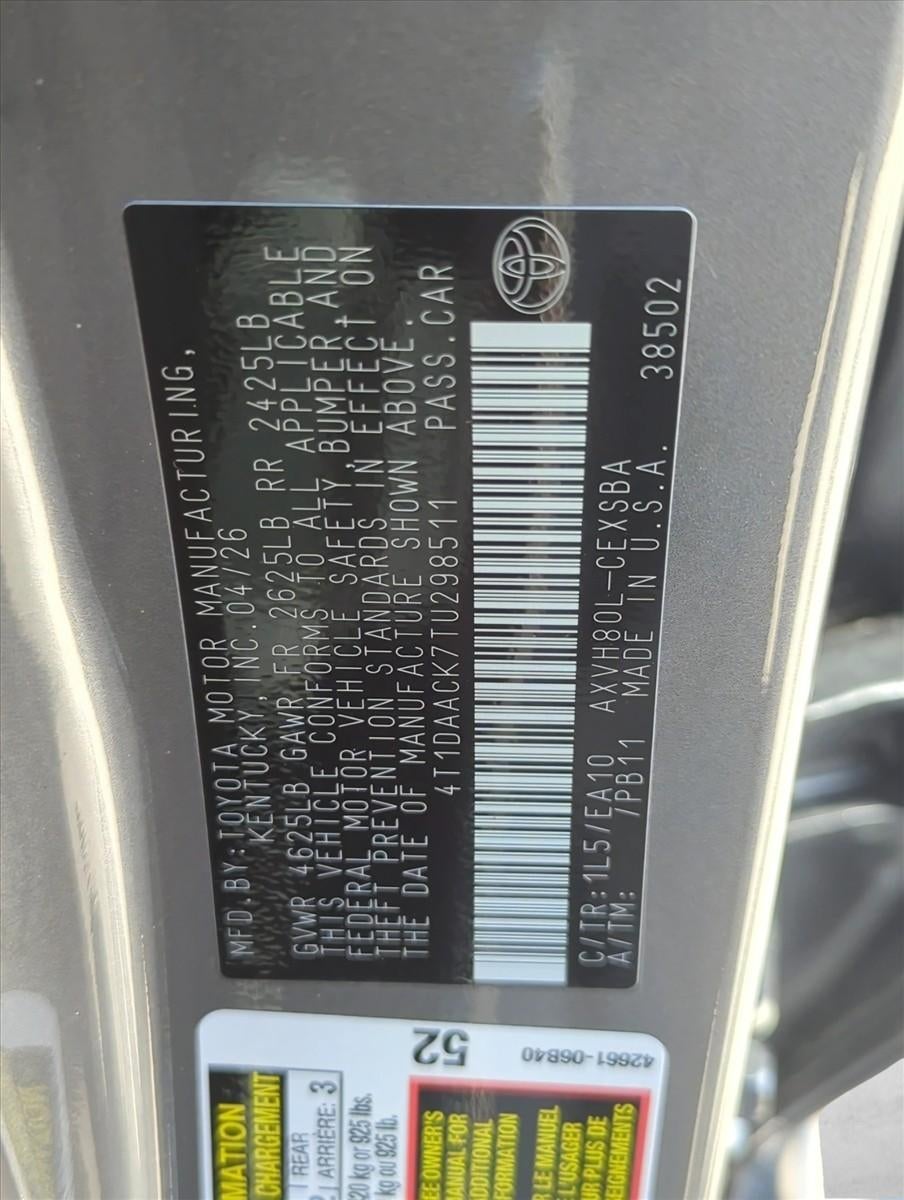 2026 Toyota Camry SE (SE)