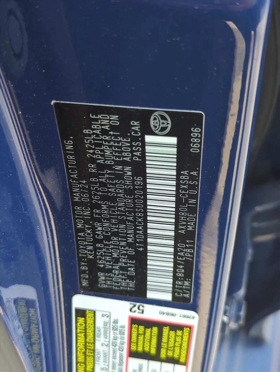 2025 Toyota Camry SE (Natl)