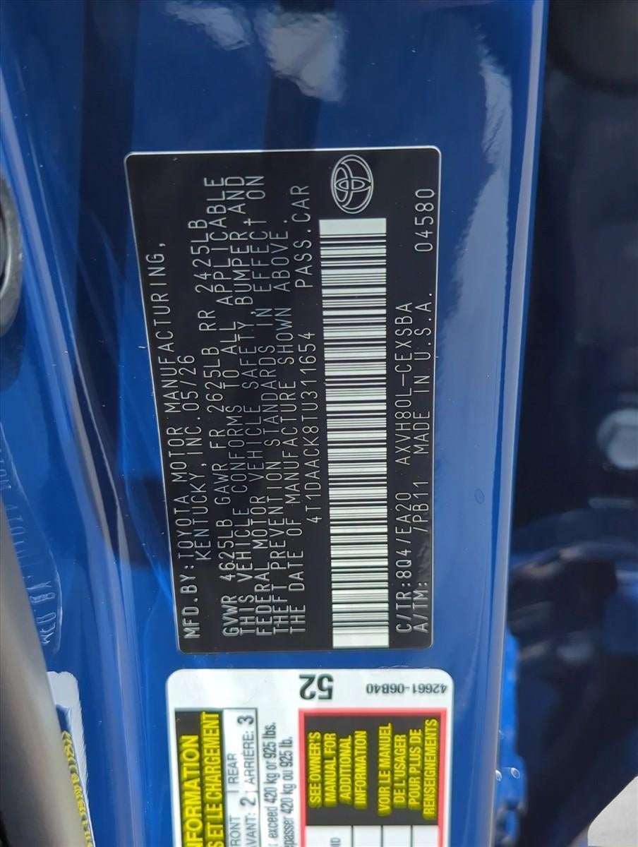 2026 Toyota Camry SE (SE)