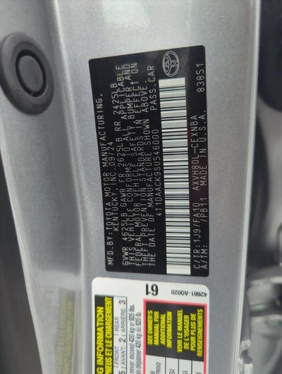 2025 Toyota Camry LE (SE)