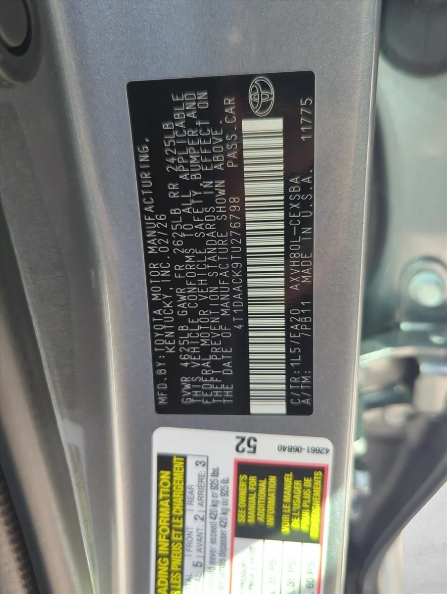 2026 Toyota Camry SE (SE)