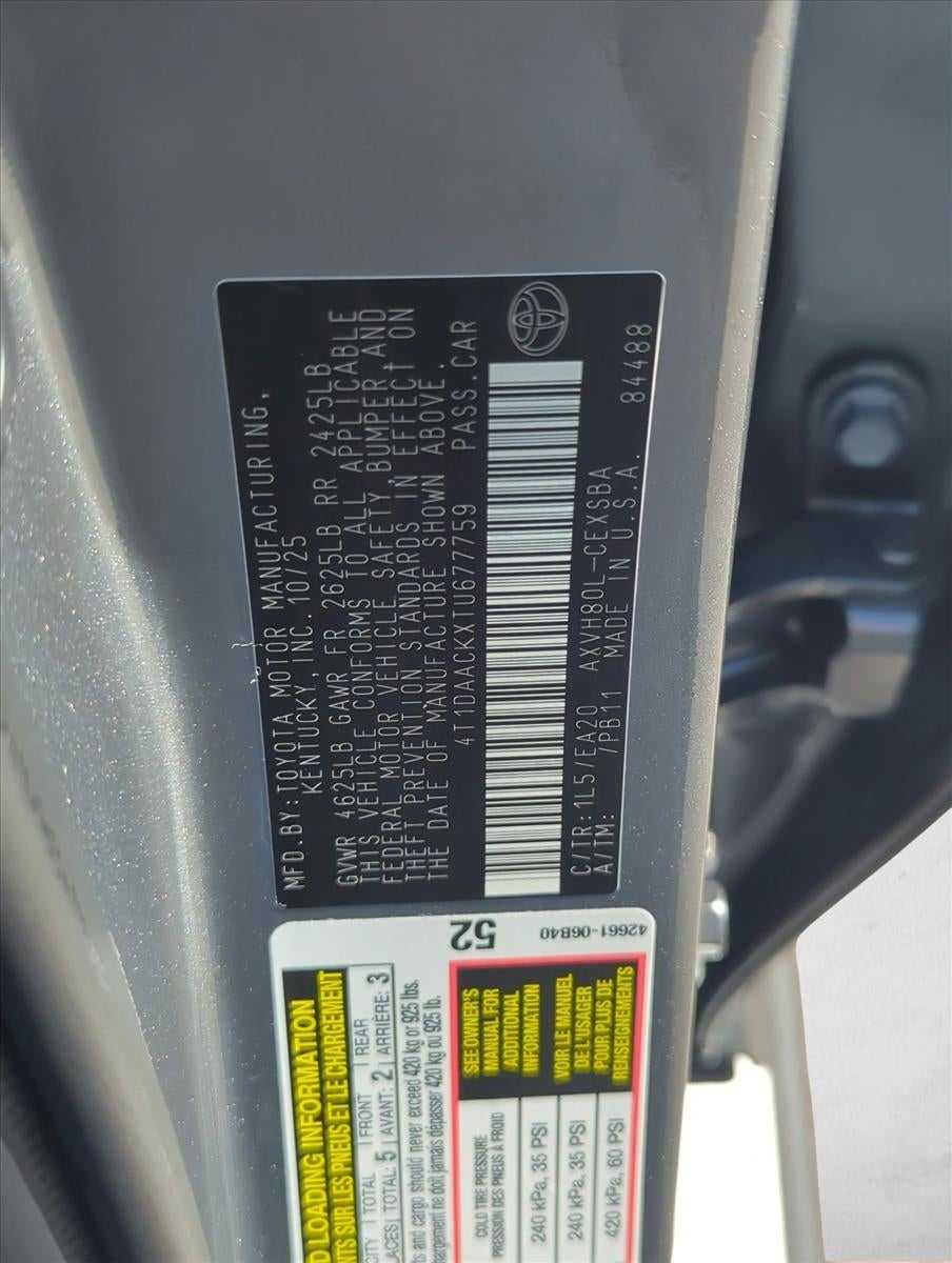 2026 Toyota Camry SE (SE)