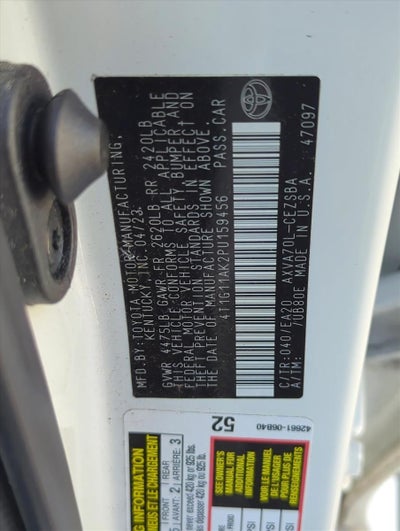 2023 Toyota Camry SE Auto (SE)