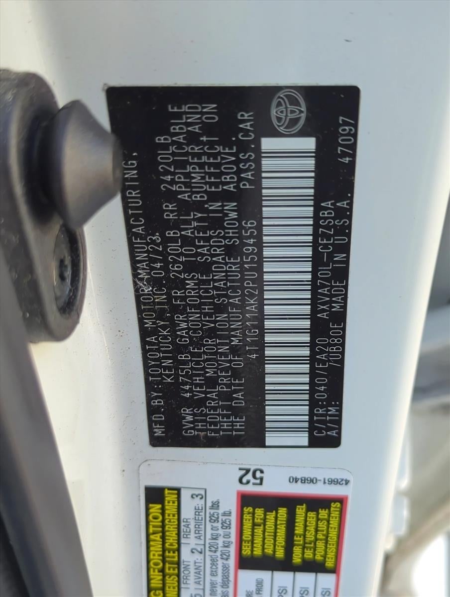 2023 Toyota Camry SE Auto (SE)