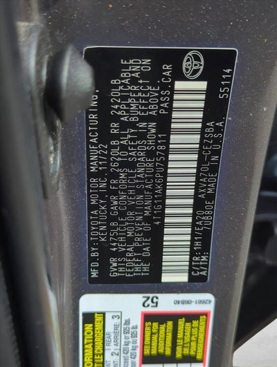 2023 Toyota Camry SE Auto (SE)