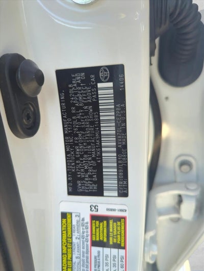 2021 Toyota Camry XSE Auto (Natl)