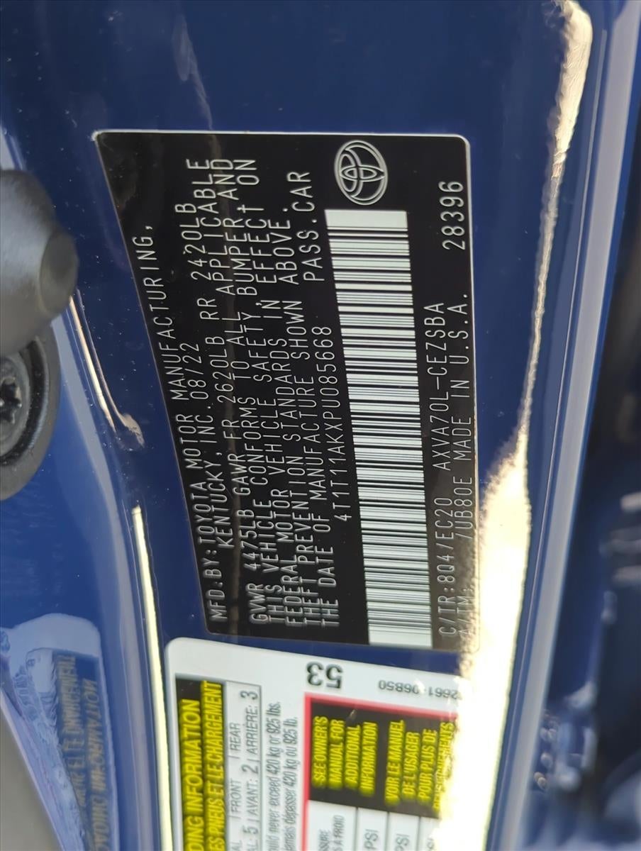 2023 Toyota Camry SE Nightshade Auto (Natl)