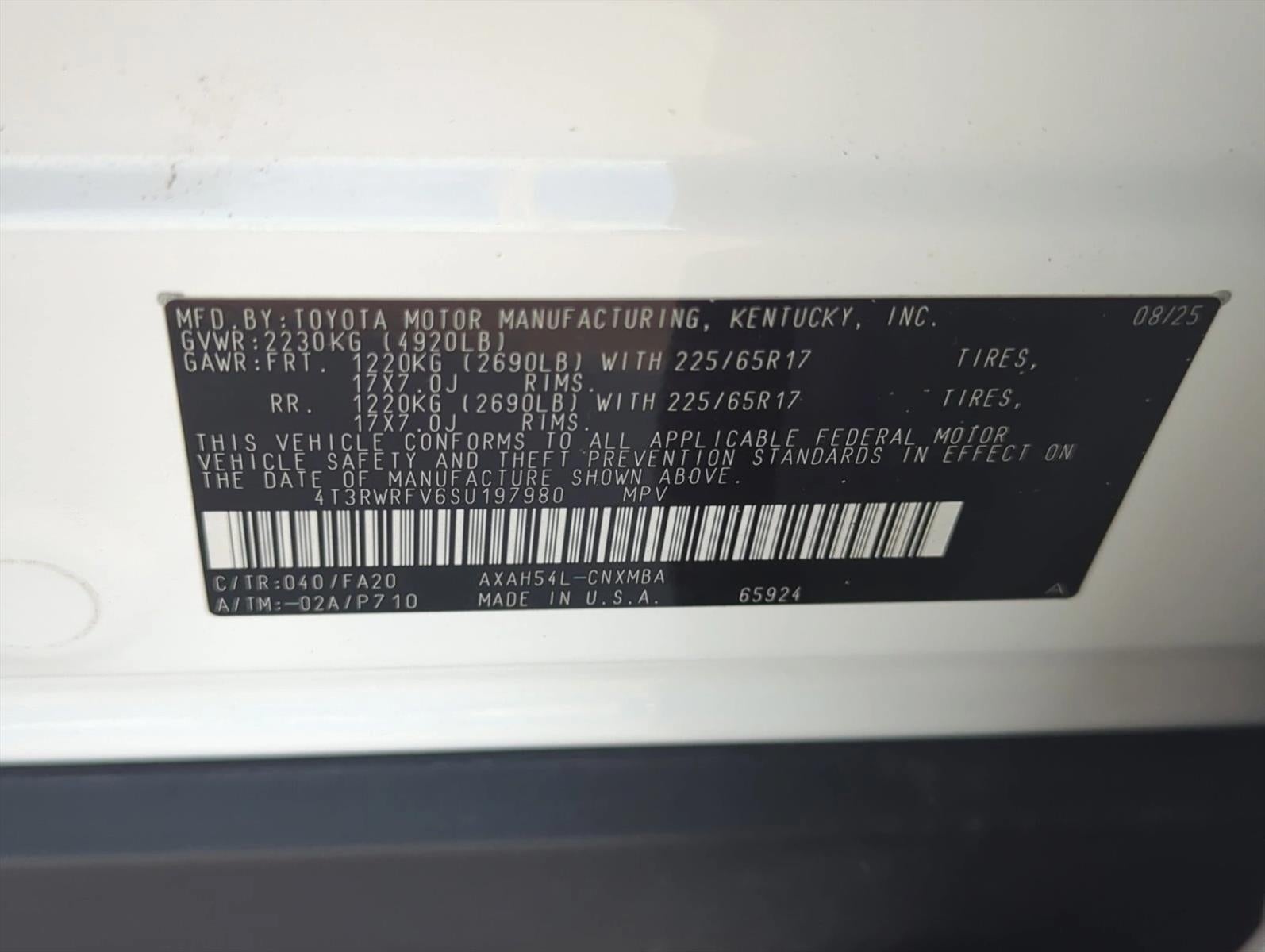 2025 Toyota RAV4 Hybrid XLE AWD (Natl)