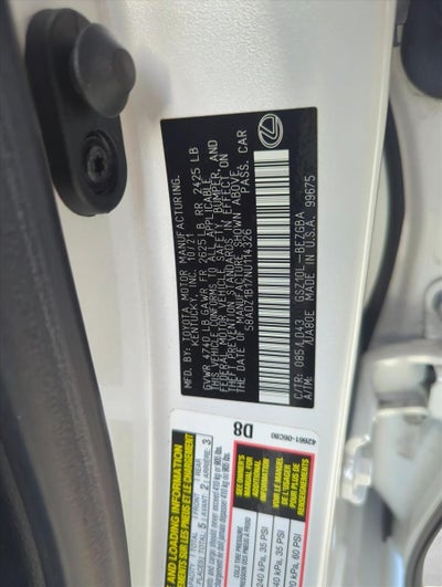 2022 Lexus ES 350 FWD