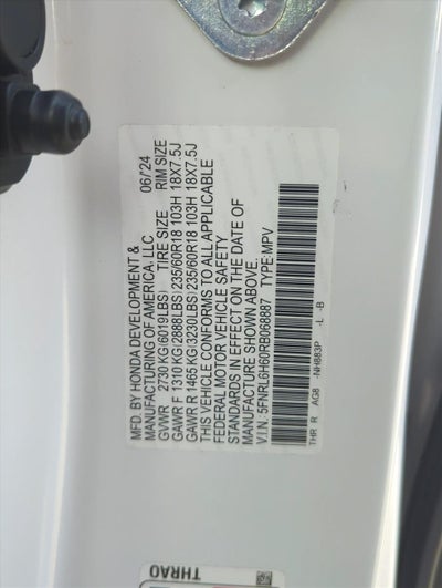 2024 Honda Odyssey EX-L Auto