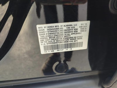 2016 Acura MDX FWD with Advance Package