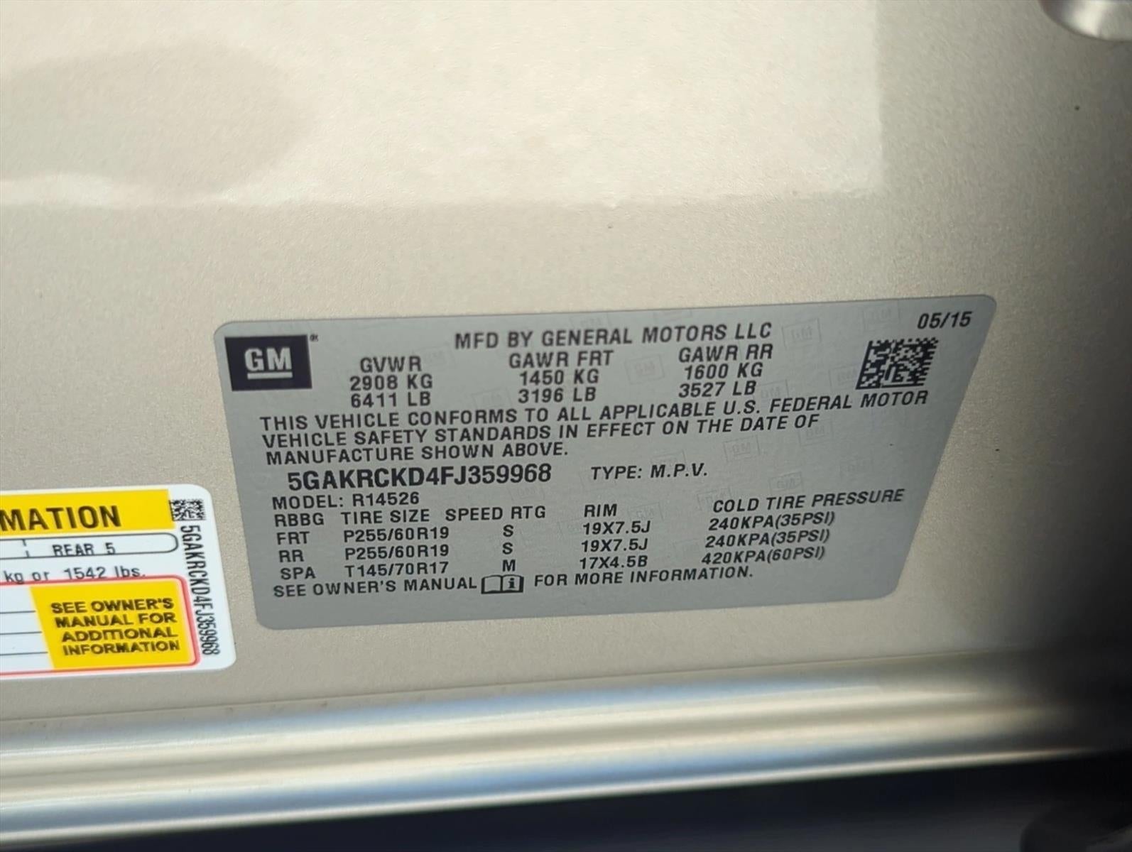 2015 Buick Enclave Premium FWD