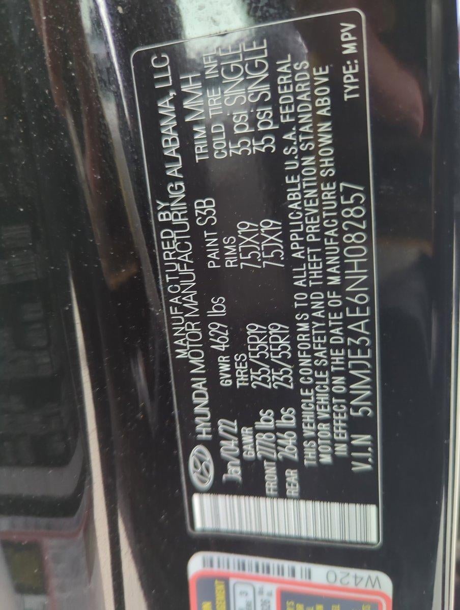 2022 Hyundai TUCSON Limited FWD