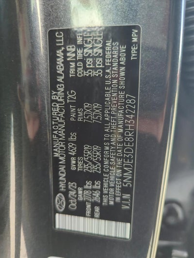 2024 Hyundai TUCSON Limited FWD