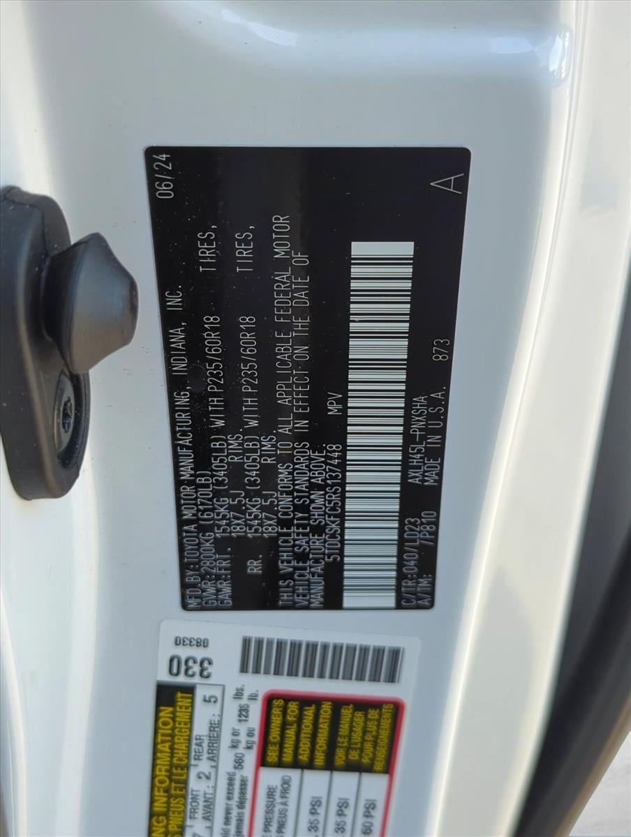 2024 Toyota Sienna XSE AWD 7-Passenger (Natl)