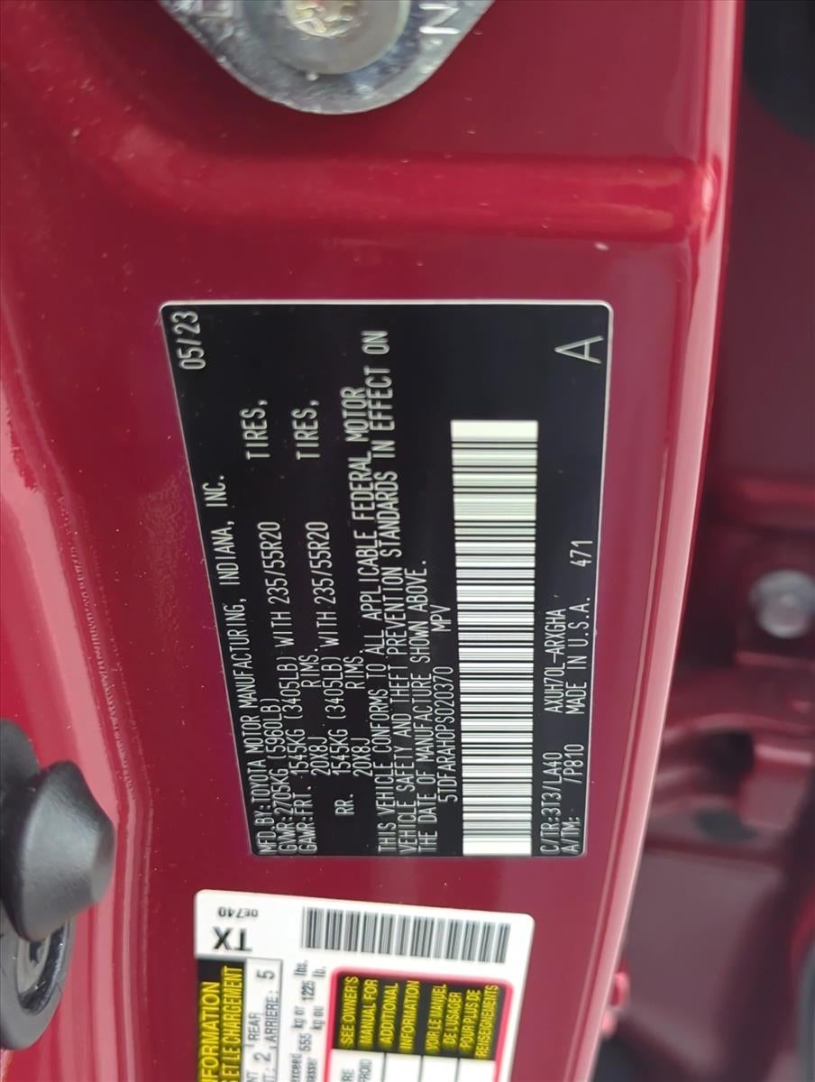2023 Toyota Highlander Hybrid Platinum FWD (Natl)