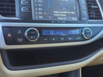 2018 Toyota Highlander XLE V6 AWD (Natl)