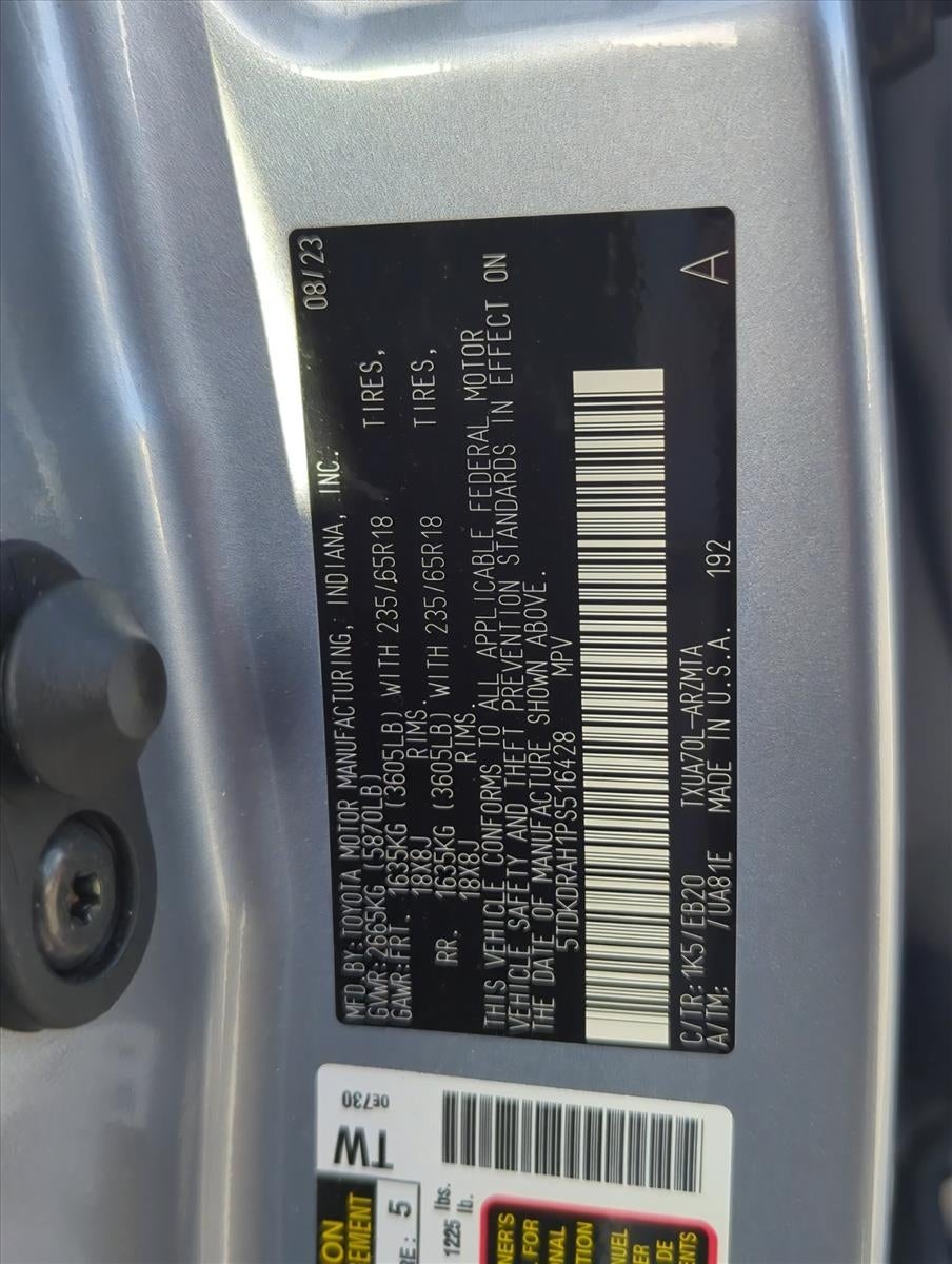 2023 Toyota Highlander XLE FWD (Natl)